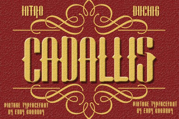 Cadallis: Unleashing Creative Potential with Vintage Blackletter