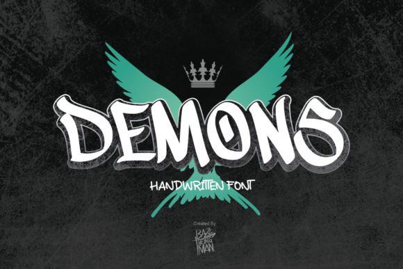 Demons: The Assertive Blackletter Font with Street Art Soul