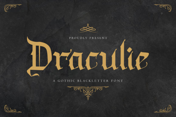 Draculie: The Gothic Font for Authentic Branding