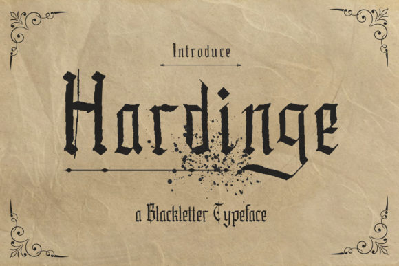 Hardinge: A Blackletter Typeface for Modern Brands