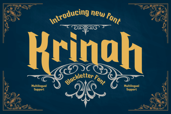 Krinah: The Gothic Font for Bold Branding
