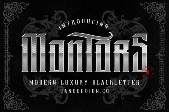 Montors: A Bold Blackletter for Edgy Branding