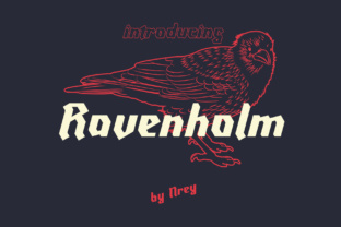 Ravenholm Slant: A Gothic Font with a Modern Pulse