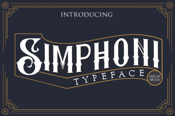 Simphoni: The Modern Blackletter for Creative Professionals