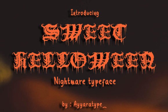 Sweet Helloween: Unlocking Spooky Blackletter for Bold Design
