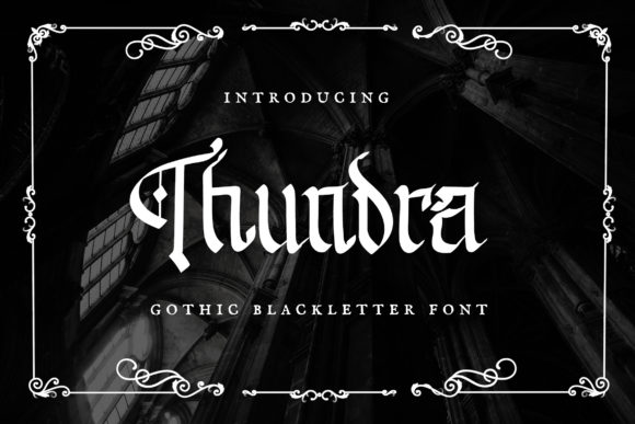 Thundra: A Bold Gothic Typeface for Modern Design