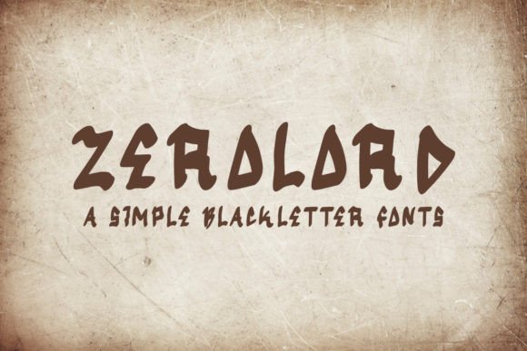 Timeless Edge: Using Zerolord Blackletter in Modern Design