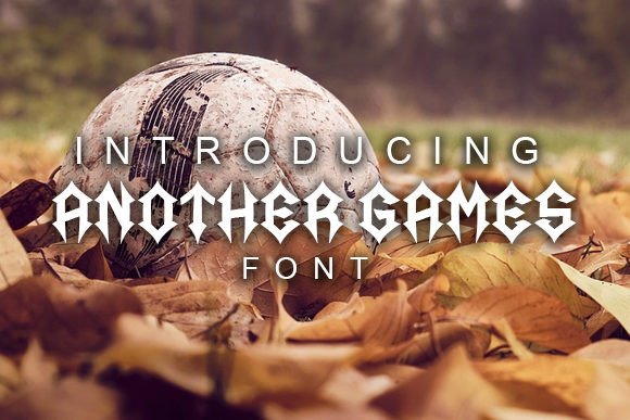 Unlocking a Bold Gothic Edge: The Another Games Typeface