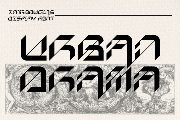Urban Drama: Merging Blackletter Strength with Modern Edge