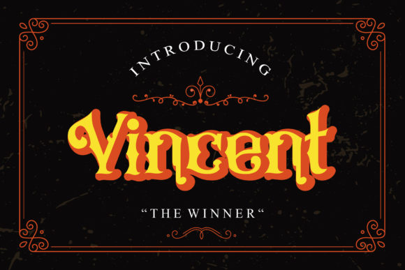 Vincent: Elevating Your Creative Projects with a Unique Blackletter Typeface