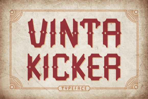 Vinta Kicker: A Bold Blackletter for Modern Brands